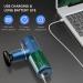 Comfier Mini Massage Gun for Athletes - Lightweight Deep Tissue Massager with 4 Heads, USB Charging - Quiet & Anti-Slip Design - Blue - Buy Online on GoSupps.com