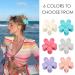 6 Flower Hair Clips for Women - Non-Slip Claw Hair Accessories | Large Matte Slide-Resistant Clips in 6 Colors - Ideal for Thick/Thin Hair - Buy Online on GoSupps.com