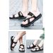Men's Bunion Corrector Sandals - Adjustable Non-Slip Comfortable Flip Flops for Summer Beach - Size 6.5 Black - Buy Online on GoSupps.com