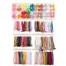 MOFASVIGI Baby Headband Organizer Holder Bow Organizer For Girls Hair Bows Nylon Hair Headband Storage Multiple Usage And Large Capacity Wall Hanging Decor For Room Door Closet (4 rows) Bow Holder 03
