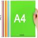 200 Sheets A4 Colored Printer Paper | 10 Colors Multipurpose Copy & Stationery Paper for DIY Art & Craft | 8.3 x 11.7 - Buy Online on GoSupps.com