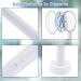 Lanpuly Electric Fly Swatter Bug Zapper Mosquito Killer - 4000 Volt Pest Control Racket with Base - Indoor Outdoor Electric Fly Killer - Safe to Touch - White - Buy Online on GoSupps.com