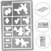 NUOBESTY Paper Wood Scrapbooking Reusable Floor Fabric Grass Print Wall Out for Metal Painting on Stencil As Shown 8.50X5.50X0.20CM - Buy Online on GoSupps.com