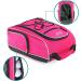 WOLT Golf Shoe Bag - Ventilated Sports & Travel Carrier with Double Accessory Pocket for Women and Men - Pink - Buy Online on GoSupps.com
