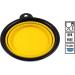 Buy PhoneNatic Foldable Silicone Dog Bowl - Yellow Travel Bowl for Dogs & Cats 350 ml with Carabiner - Perfect for Pet Lovers! - Buy Online on GoSupps.com