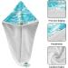 Tropical Leaves Dry Hair Cap & Quick Drying Towel Set | Super Absorbent Soft & Comfortable | 2 Piece with Button Headband - Shop Internationally - Buy Online on GoSupps.com