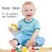 Langmeil Upgrade Silicone Pacifier Clip for Boys and Girls - Soft and Flexible Pacifier Holder - Ideal for Teething - Perfect Baby Shower or Birthday Gift (Blue & White) - Buy Online on GoSupps.com