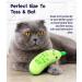 Petstages Crunchy Pickle Kicker Cat Toy - Dental and Catnip Infused - Buy Online on GoSupps.com