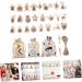 BCOATH 24pcs Candy Bag Refillable Advent Calendar Bags for Candy Christmas Sack Bag Candy Sacks Cloth - Buy Online on GoSupps.com