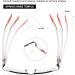 Buy Lanomi Blue Light Filter Reading Glasses - Anti-Blue Light Half Frame Computer Glasses for Men & Women - Red 2.0 Diopters - Buy Online on GoSupps.com