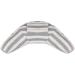 Qchomee Kids Car Travel Pillow | Seat Belt Cushion Head Neck Support | Grey Stripes | Car Seat Headrest for Children - Buy Online on GoSupps.com