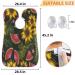 Watermelon Flower Beard Bib Apron for Men | Non-Stick Waterproof Grooming Cape with 2 Suction Cups - Perfect Gift for Shaving & Trimming - Buy Online on GoSupps.com
