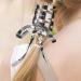 Xtauaguh Metal Bowknot Hair Clips - Girls Retro Barrette | Solid Color French Barrette Bows Hairpin for Adults Girls All Ages Kids Silver - Buy Online on GoSupps.com