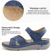 Ortho+rest Women's Orthopedic Arch Support Sandals - Size 8 Navy - Buy Online on GoSupps.com