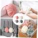 Healeved 4pcs Bath Balls & Flower Mesh Pouf - Exfoliating Body Scrubber & Shower Loofah Sponges for a Luxurious Bath Experience - Buy Online on GoSupps.com