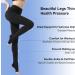 Buy Medical Compression Pantyhose 20-30 mmHg for Women & Men | Open Toe Support Stockings for Edema & Varicose Veins - Black Medium - Buy Online on GoSupps.com