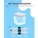 Ciays Automatic Cat Water Fountain 65oz/1.8L - White | Pet Fountain with 3 Replacement Filters for Cats, Dogs, Multiple Pets - Buy Online on GoSupps.com