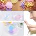 144 Pcs Compressed Facial Sponge | Smilerain Face Cleansing Exfoliating Pads for Women - Makeup Removal Sponge in Blue, Pink, Yellow & Purple - Buy Online on GoSupps.com