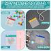 35Pcs Portable Pill Pouches | Reusable Mini Ziplock Bags for Medicine & Vitamins | Clear Self-Sealing Pill Organizers 2.9x2.9in - Buy Online on GoSupps.com