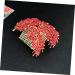 Angoily Pearl Flower Hair Insert Comb Vintage Hair Comb Bridal Hair Clip Rhinestone Bridal Comb Silver Headpiece Hair Accessories Rhinestone for Hair Bride Hair up Wedding Red - Buy Online on GoSupps.com