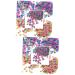 Housoutil 6 Packs Nail Art Slices Clay Slices Fruit Slices for Nail Art Nail Art Decoration Manicure mediumx2pcs As Shownx2pcs