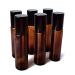 Roller Bottles for Essential Oils - 10ml Amber Glass Bottle with Steel Roller Ball & Black Cap - 6 Pack by Oils For Everything | International Shipping - Buy Online on GoSupps.com