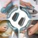 WACURRENTHYD 2PCS Nail Brush - Heavy Duty Durable Stiff Bristle Hand Scrub for Cleaning Fingernails - Includes Adhesive Hooks - Grey Blue - Buy Online on GoSupps.com