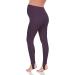 FUTURO FASHION Women's Maternity Fleece-Lined Stirrup Leggings - Plum | Over Bump Belly Support | High Waisted Pants for Winter | Comfortable Pregnancy Cotton Leggings | Sizes 8-22 UK - Buy Online on GoSupps.com