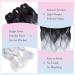 Tess Braids Extensions 60 cm - 3 Pack Jumbo Kanecalon Ombre Hair Braids #26 White/Black for Box Braids - 100g/bundle - Buy Online on GoSupps.com