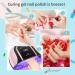 Rose Hermosa 160W UV LED Gel Nail Lamp - Professional Nail Dryer for Home Salon with 54 Lamp Beads - Buy Online on GoSupps.com