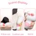 Mewaii Soft Strawberry Cow Mushroom Pillow Stuffed Animal Plushie Toy - 8 Inch White Cow Plush - Buy Online on GoSupps.com