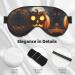 SSIMOO Owl Pumpkin Halloween Sleep Mask - Adjustable Breathable Eye Mask for Comfortable Sleep | International Shipping - Buy Online on GoSupps.com