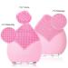 Sunmay Leaf Face Cleaning Brush & Massage Device Soft Silicone Timer & Memory Function Light Pink - Buy Online on GoSupps.com