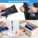 39 Inch Leg Lifter Strap with Padded Handgrips - Hip & Knee Replacement Recovery Kit - Mobility Aid Tool for Bed, Car, Wheelchair - Blue - Buy Online on GoSupps.com