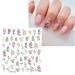 JMEOWIO Spring Flower Nail Art Stickers | Self-Adhesive Decals for Floral Summer Designs | Nail Supplies & Accessories - Buy Online on GoSupps.com
