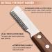 Dog Stripping Knife for Grooming - Professional Right-Handed Tool with Wooden Handle for Border Terrier - Buy Online on GoSupps.com