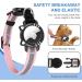 Agoumlux Reflective Cat Collar with Bell - Adjustable Pink Airtag Neck Band for Young Cats XS (17.5-23 cm) - Buy Online on GoSupps.com