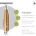 M HLE Vivo Shaving Set - Safety Razor Black Fibre Brush Olive Wood Handles - Vegan & International Shipping - Buy Online on GoSupps.com