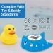 Elepho eFloat Baby Thermometer & Bath Toy | Accurate Water & Room Temperature Monitor | Waterproof, Alerts for Safe Bathing (Blue) - Buy Online on GoSupps.com