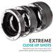 Movo MT-S68 3-Piece AF Chrome Macro Extension Tube Set for Sony Alpha DSLR Camera - A-Mount Lens System (12mm, 20mm, 36mm) - Ideal for Close-Up Photography - Buy Online on GoSupps.com