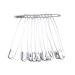 HAHIYO 55mm Length Safety Pins Closed Sturdy Avoid Misplacement Easy Penetrate Safer Operate Reusable Durable Stainless Steel Nappy Diaper Pin Silver 150 PCS for Sock Towel Bed Sheet Vurtains Clothing Silver Silver-55mm-150PCS
