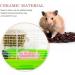 POPETPOP pet bowl food guinea pig hamster feeder chinchilla bowl hamster saucer kitten bowls heart shaped hamster water bowl hamster supplies small cat bowl chipmunk squirrel ceramics 8x7cm Pink - Buy Online on GoSupps.com