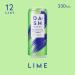 Dash Water Lime & Lemon - 24 x Flavoured Sparkling Spring Water NO Sugar NO Sweetener NO Calories - Infused with Wonky Fruit (12 Lime & 12 Lemon x 330ml cans) - Buy Online on GoSupps.com