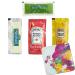 Heinz Ketchup Relish Mustard & Mayonnaise Packets (50 of each) (200 Total) Ultimate Condiment Bundle - Ensemble Ultime de Condiments : Sachets de Ketchup Moutarde & Mayonnaise Heinz and a one of a kind Abstract Art Coaster by PaLiSoL CREATiONS