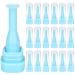 10 Pack Hard Contact Lens Remover and Inserter for RGP and Scleral Lenses - Plunger Suction Cup for Hard Contact Lenses (Blue)
