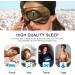 Snake Eye Green Sleep Mask - Light Blocking Eye Cover for Sleeping Travel & Naps | Adjustable Strap Soft & Lightweight for Men & Women - Buy Online on GoSupps.com