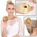 Hair Scrunchies Hair Bun Synthetic Barrette Donut Bun with Drawstring Hair Comb Straight Hair Bun Extension Headband Wig for Women Women Hair Bun (Color : 588-04) - Buy Online on GoSupps.com