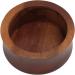 Emoshayoga Wooden Shaving Brush Bowl - Safe Maple Portable Medium Size with Lid for Hairdressing & Shaving Cream - Buy Online on GoSupps.com
