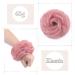 Buy Silk-Co Hair Part with Rubber Band - Wavy Soft Bun Extensions 45g in Dark Pink | Thickening Messy Bun Updos - Buy Online on GoSupps.com