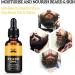Youpo Beard Growth Oil for Men | 30ml Moisturizing Natural Beard Softener & Mustache Strengthener - Buy Online on GoSupps.com